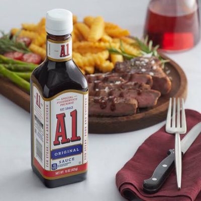 Items for you 👉 A1 steak sauce 283g. สเต็กซอสนำเข้าจากอเมริกา ขนาด  283g.