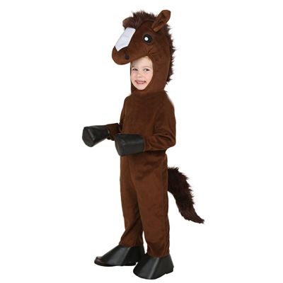 [COD] childrens horse cos costume performance jumpsuit romper doll animal role-playing