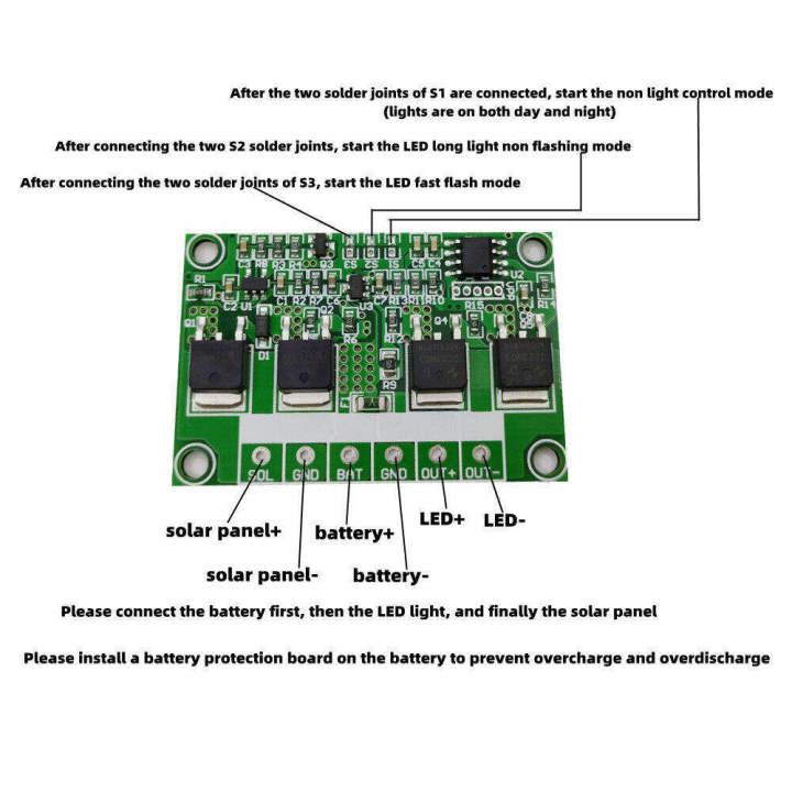 pcbfun-10a-ตัวควบคุมแผงวงจรไฟจราจรพลังงานแสงอาทิตย์หลายแรงดันไฟฟ้าแผงวงจรไฟแสงอาทิตย์กำลังสูง