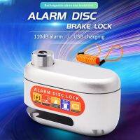 【CC】◈✵ﺴ  Motorcycle Alarm Disc Brake Lock Theft Prevention Security Motorbike 110db Sound Support for Charging