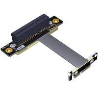 Riser PCI Express version 3.0 1x to 4x Extender Extension Ribbon Cable 10cm 20cm 30cm 60cm 1ft 2ft 3ft 1X 4X pci e riser Angled