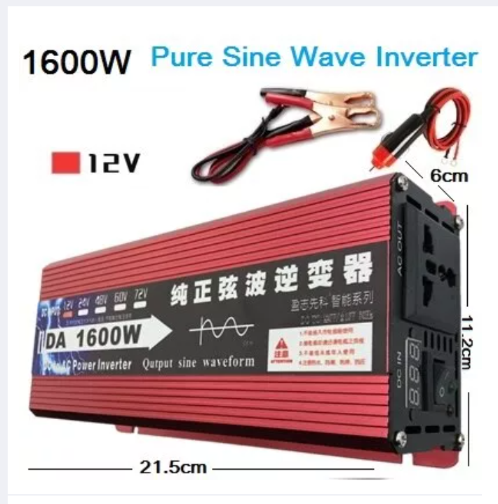 อินเวอร์เตอร์-เพียวซายเวฟ-3000w-รุ่น12v-24v-เพรียวซายเวฟของอินเวอร์เตอร์-pure-sine-wave-inverter-ราคาโรงงาน-พร้อมส่งจากไทย-ye