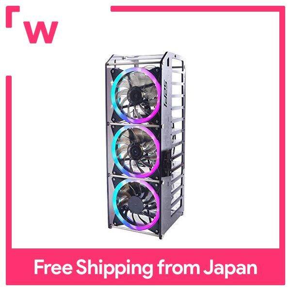 Geeekpi Raspberry Pi Cluster Case Raspberry Pi Rack Case Stackable Case Mm Rgb Led V Fan