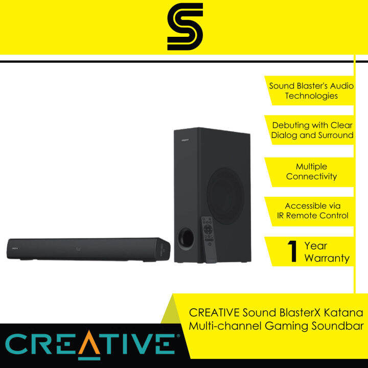 CREATIVE Stage V2 2.1 Soundbar with Subwoofer Lazada
