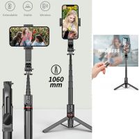 Bluetooth Wireless Handheld Selfie Stick Tripod Extendable Monopod with Remote for Huawei iPhone 13 Pro Max Xiaomi Phone Live