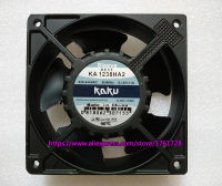 ยี่ห้อใหม่กรอบโลหะ120มม. * 120มม. * 38มม. พัดลม KA1238HA2 12ซม. 220V 0.130.11A อุณหภูมิสูงความต้านทานพัดลม ~