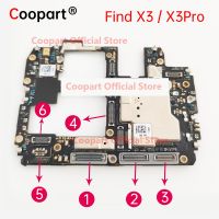 2 ชิ้นสําหรับ oppo พบ x3 pro LCD FPC Plug Main Board PCB Connector เมนบอร์ด flex connector USB board แบตเตอรี่ ปลั๊ก ชิ้นส่วนสายเคเบิล