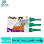 HCMFrontline Plus nhỏ gáy hết ve rận bọ chét cho chó size 20-40kg - Hộp 3