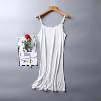Womens 50 Silk 50 Viscose Knit Stretchy Full Slip Sleepwear Chemise Adjustable Strap XS324