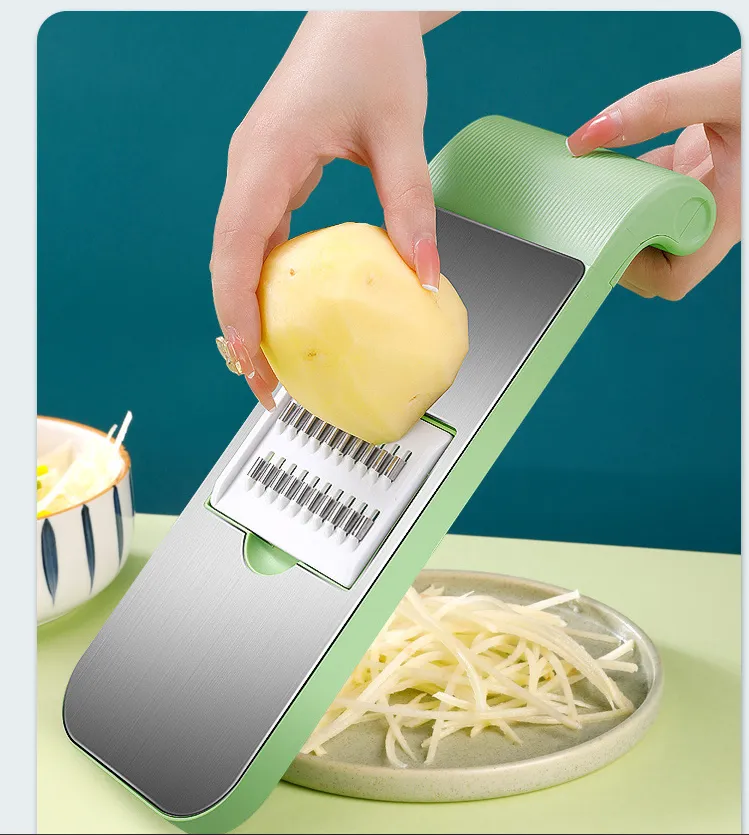 5 in 1 Stainless Steel Multifunctional Papaya Salad Shredder Slicer Cutter