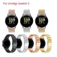 【CHUYANG SHOP】   สายโลหะสำหรับ Umidigi Uwatch 3วินาที2วินาที2 3 5วินาที Gt สร้อยข้อมือวงสมาร์ทสายสแตนเลสสำหรับ Umidigi Uwatch สายรัดข้อมือ