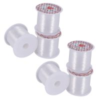 6 Pcs 0.3mm Fishing Line Nylon Fish Fishing Line Spool Beading String Jewelry Beading Thread for DIY Crafting