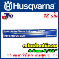 [ยกโหล] ตะไบแทงโซ่ ตะไบหางหนู สำหรับโซ่ เลื่อยยนต์ Husqvarna 4.0 mm. 4.8 mm. 5.5 mm. ของแท้ 100% ** คมกว่าใคร ทนสุด ๆ