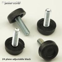 8pcs/lot Adjustable pin for flat screw cabinet legs Furniture small adjust foot furniture pad table foot Hardware white/black