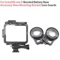 Insta360 ONE RS R Boosted Battery Base Mounting Bracket/Accessory For Insta 360 ONE RS Frame Protection Holder With 2 Cold Shoe