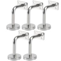 ﹍ Handrail Bracket Stainless Steel Banister Rail Mounting Wall Mounted Clothes Racks Stair