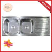 ซิงค์ฝัง 2หลุม 1ที่พัก AXIA PP 12050 สเตนเลสBuilt-in Sink 2B1D AXIA PP 12050 SS **ลดราคาจัดหนัก **