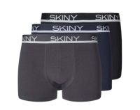 SKINY รุ่น S86840-2061 กางเกงในชายนำเข้าจากออสเตรีย ทรง Boxer packs 3 ผ้าฝ้ายระบายอากาศ ผสมอีลาสเทนเนื้อนุ่ม