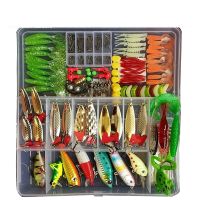 hot！【DT】 Fishing Lures Set Hard Artificial Wobblers Metal Jig Spoons Soft Silicone Bait Tackle Accessories Pesca