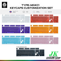 คีย์แคป(ไม่ใช่คีย์บอร์ด)ไทย-อังกฤษ EGA TYPE MGKC1-MGKC6 106 KEYS ABS KEYCAPS 7สี