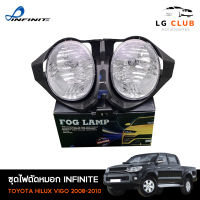 ไฟตัดหมอก ไฟสปอร์ตไลท์ ไฮลักซ์ วีโก้ TOYOTA HILUX VIGO 2008-2010 ยี่ห้อ IFINITE ชุดไฟตัดหมอก พร้อมอุปรณ์ครบชุด LG CLUB