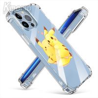 Realme C35 C33 C31 C30 C30s C21Y C25Y C25 C25s C17 C15 C12 C11 C3 Narzo 50i 50A Prime Transparent Pokémon Covers Shockproof TPU Back Clear Cover jelly Case Cases