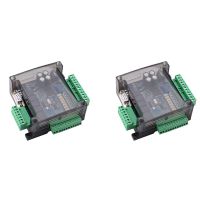 2X FX3U-14MR PLC Industrial Control Board 8 Input 6 Output Programmable Control Relay Output, 24 V PLC Control