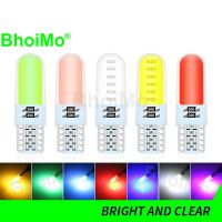 Bhoimo หลอดไฟ Led T10 2X W5W 194ซังข้าวโพดซิลิโคนป้ายทะเบียนรถตัวแสดงประตูไฟสัญญาณอ่านหนังสือสีแดงไฟรถยนต์จอดรถ