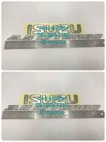 สติ๊กเกอร์ดั้งเดิม ติดฝาท้าย ISUZU DMAX ปี 2003 - 2005 คำว่า 2.5 DiTURBO , 3.0 DiTURBO 1 ชุด มี 2 ชิ้น sticker ติดรถ แต่งรถ อีซูซุ