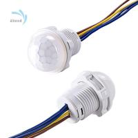 ABOND เครื่องตรวจจับไฟโฟโตเซลสวิตช์ตาแมว LED สามารถปรับได้,เครื่องตรวจจับ Saklar Lampu Sensor อัตโนมัติไฟกลางคืนละเอียดอ่อนสวิตช์อัจฉริยะเครื่องตรวจจับอินฟราเรดร่างกายเซ็นเซอร์ตรวจจับอินฟราเรด