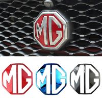 NEW Car Front Grille Emblem Rear Badge Tail Decorative Cover for MG 6 ZS Auto 3D Trunk Center Sticker Decal Accessories