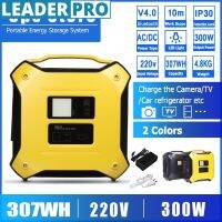 220V 307Wh Portable Solar Generator bluetooth 4.0 Inverter UPS AC DC Power Supply Dual USB Energy Storage System 300W