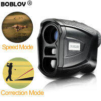 BOBLOV 3M02  Golf Rangefinder with Magnetic เครื่องหาระยะสำหรับการเล่นกอล์ฟ 600M พร้อมแม่เหล็กกล้องส่องทางไกลแบบขยาย6/5x กล้องโทรทรรศน์อุปกรณ์หาพิกัดเครื่องวัดความเร็วล็อคธงตั้งแต่