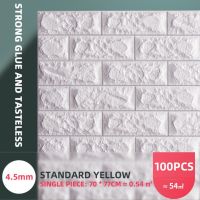 ✇ 3D Wall Stickers Foam Imitation Brick Panels Waterproof Self Adhesive Wallpaper For Living Room Kitchen Bedroom Decoration