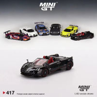 MINI GT 1:64รุ่นรถ Paga Huayra Roadster โลหะผสมหล่อ #417 LHD สีดำ