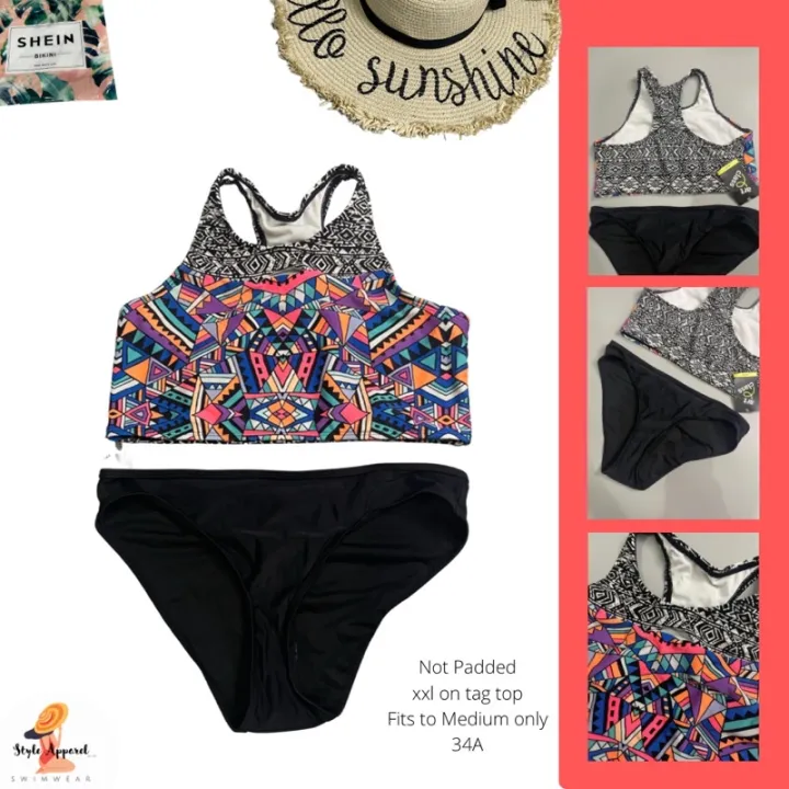 MEDIUM SIZE BRANDNEW SWIMSUIT TWO PIECE BATCH 1 ASSORTED DESIGN TO ...