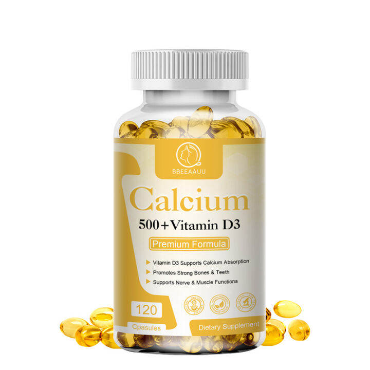 Calcium + Vitamin D3 for Immune Support, Healthy Muscle Function and