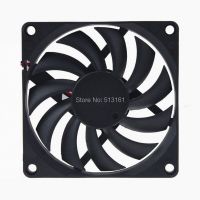 100pcs/lot Gdstime 12V 2Pin 8cm 80mm 80x80x10mm Brushless DC Cooling Fan Computer Case CPU Heatsink Cooler Radiator 8010 Cooling Fans