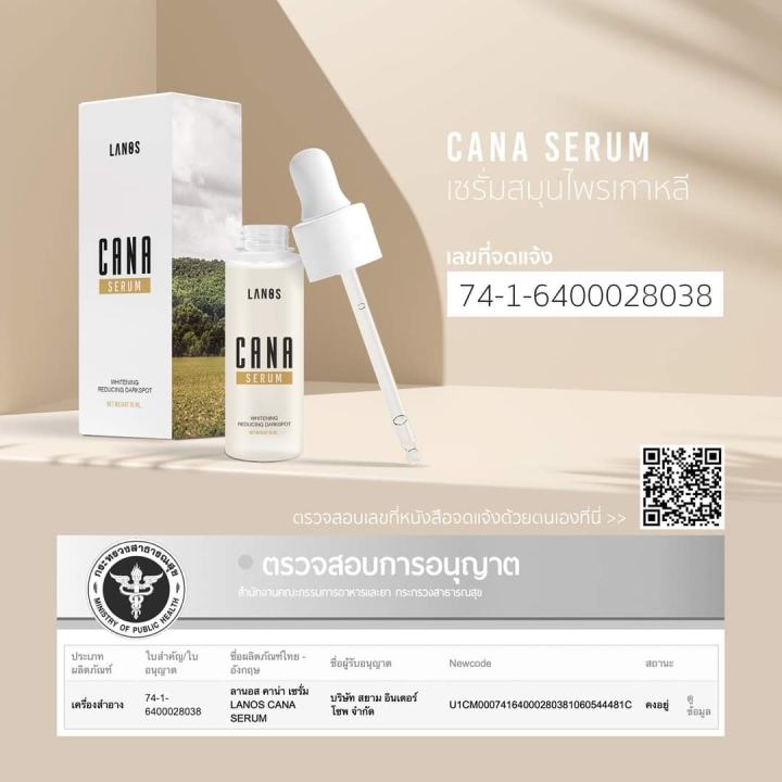 cana-serum-เซรั่ม-คาน่า-เซรั่มสมุนไพรเกาหลี-เซรั่มเกาหลี-1-ขวด-15-มล-ส่งฟรี