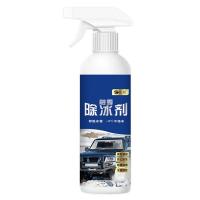 Windshield Deicer Spray Windshield Glass Defroster Windshield Glass Defroster 500ml Ice Melt Spray Agent for Rapid Thawing Glass Freeze Remover Freezer Frost Remover helpful