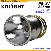 KDLITKER P6-UV UV365nm UV395nm 3V - 12V 1-Mode UVV P60 Drop-in (Dia . 26.5mm)