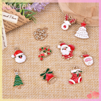 [KUNLIAN] 30ชิ้น/เซ็ต mixed Christmas Style Enamel Charms จี้ DIY เครื่องประดับค้นหางานฝีมือ