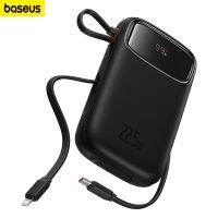 Baseus 22.5w 10000mah Type-C Power Bank Fast Charging with Built-in Cable Digital Display Battery 20W For iphone 14 13 12 pro ( HOT SELL) TOMY Center 2