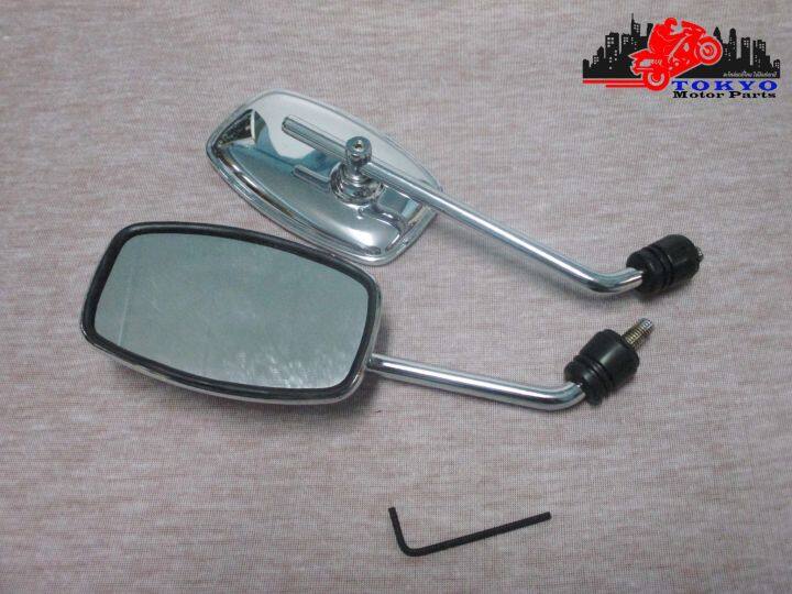 suzuki-pe175-pe250-ts250-pe400-ts400-lh-amp-rh-side-mirror-set-pair-thread-8-mm-กระจกมองหลัง-เกลียว-8-มม-สินค้าคุณภาพดี