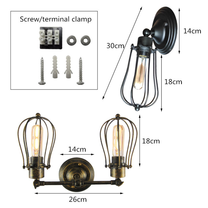 creative-singledouble-heads-wall-light-retro-iron-industrial-wind-grapefruit-e27-wall-lamp-for-aisle-corridor-pub-cafe-coffee