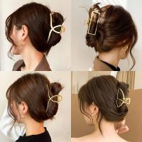 【YF】☽  GoldHollow Hair Metal Claw Hairclip Headband Hairpin Sliver Crab Fashion Accessories