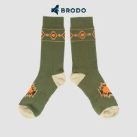 Brodo - Navajo ถุงเท้ามะกอก