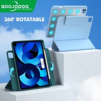 GOOJODOQ เคส iPad Air 5 Air 4,เคสสำหรับ iPad Pro 11 2021 iPad 7th 8th 9th Generation เคส360 ° ฝาปิดแนวนอน/แนวตั้ง