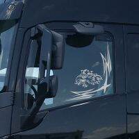 For x2 Grip Tribal Frosted Glass Truck Window Decor Set (li re) Scania Sticker Foil