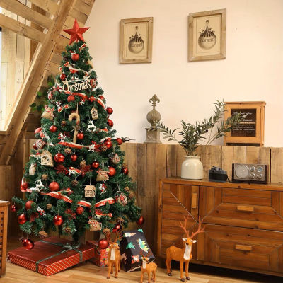 ต้นคริสต์มาส สีเขียว ขนาด 90,120,150,180, 210 CM ต้นไม้ปลอมถอดเก็บได้ กันน้ำ ทนทาน ต้นไม้ประกอบ ต้นไม้ ตกแต่งบ้าน PVC ตกแต่งต้นคริสต์มาส